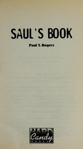 Cover of Saul's book