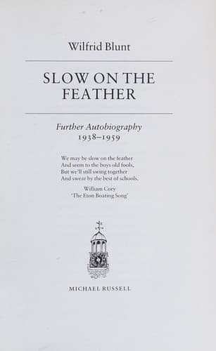 Cover of Slow on the feather
