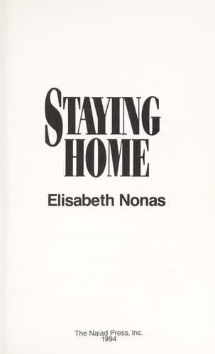 Cover of Staying home