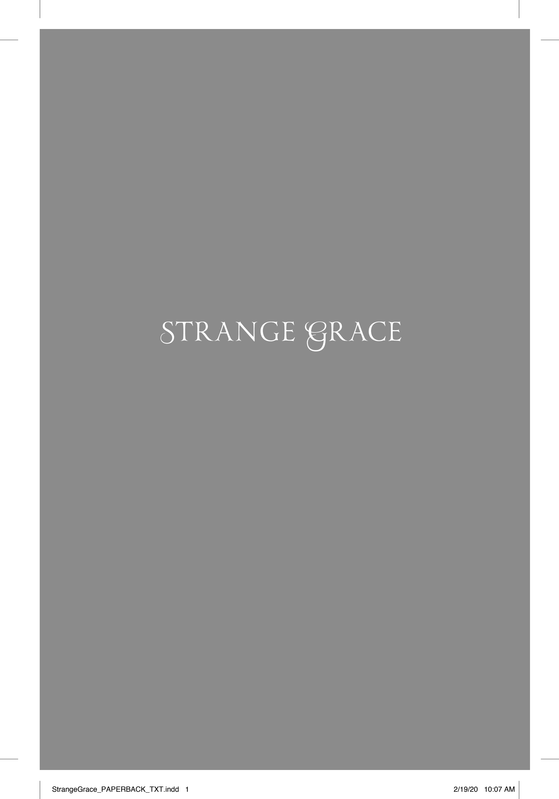 Cover of Strange Grace