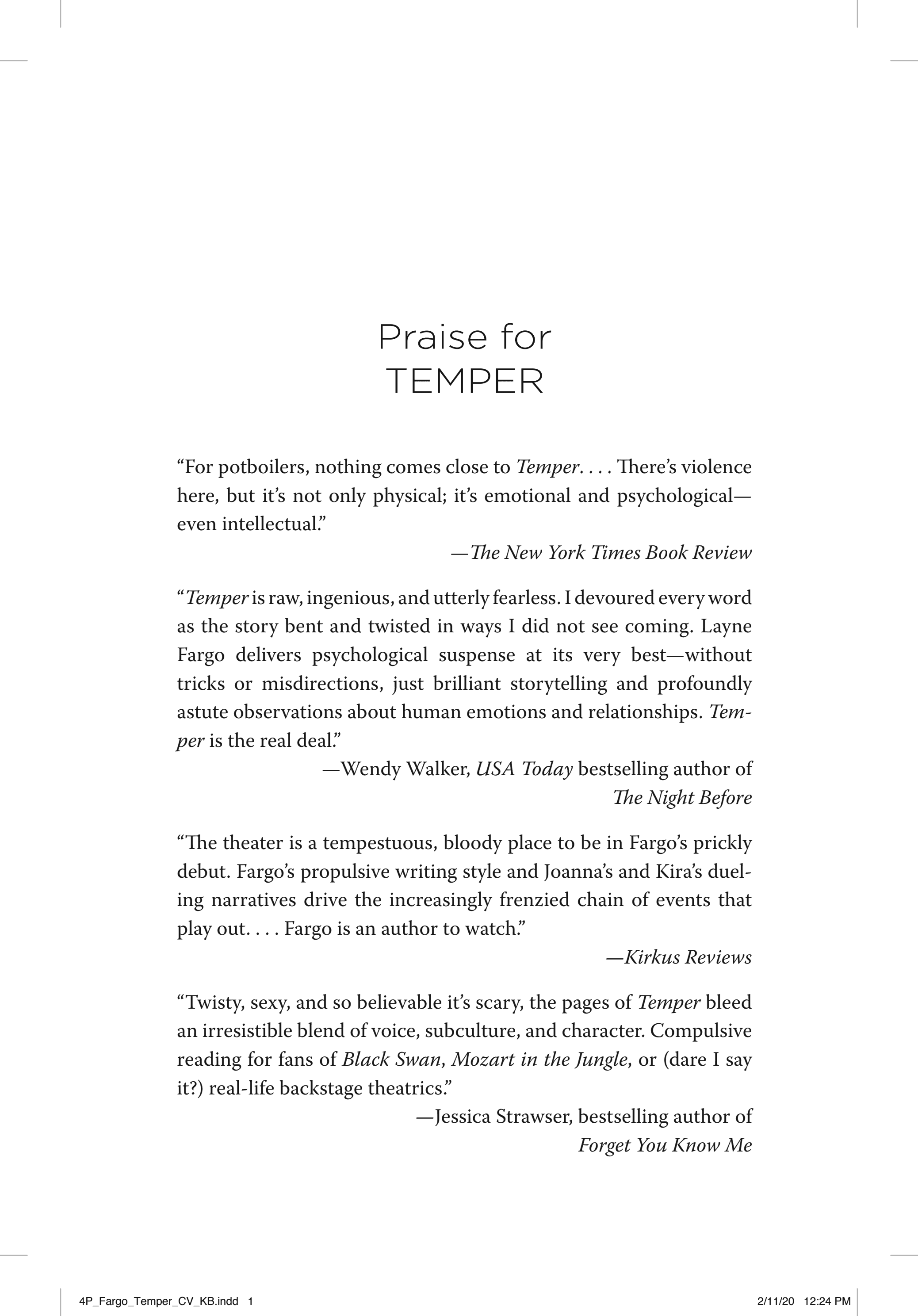 Cover of Temper