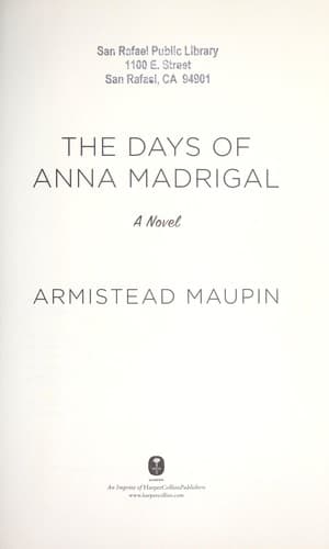 Cover of The days of Anna Madrigal