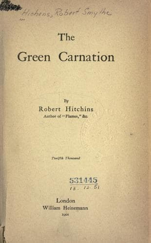 Cover of The Green Carnation