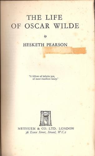 Cover of The life of Oscar Wilde