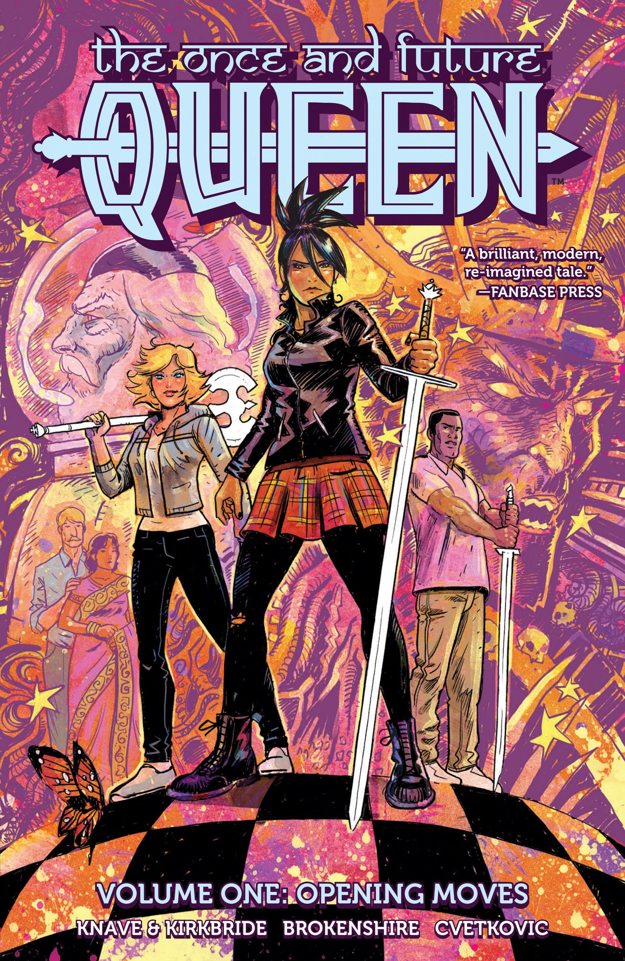 Cover of The Once and Future Queen