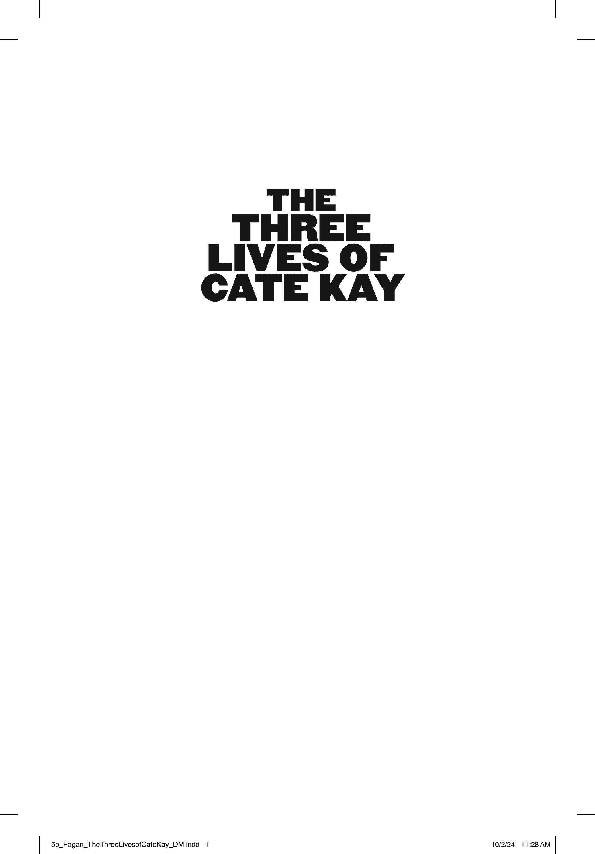 Cover of The Three Lives of Cate Kay
