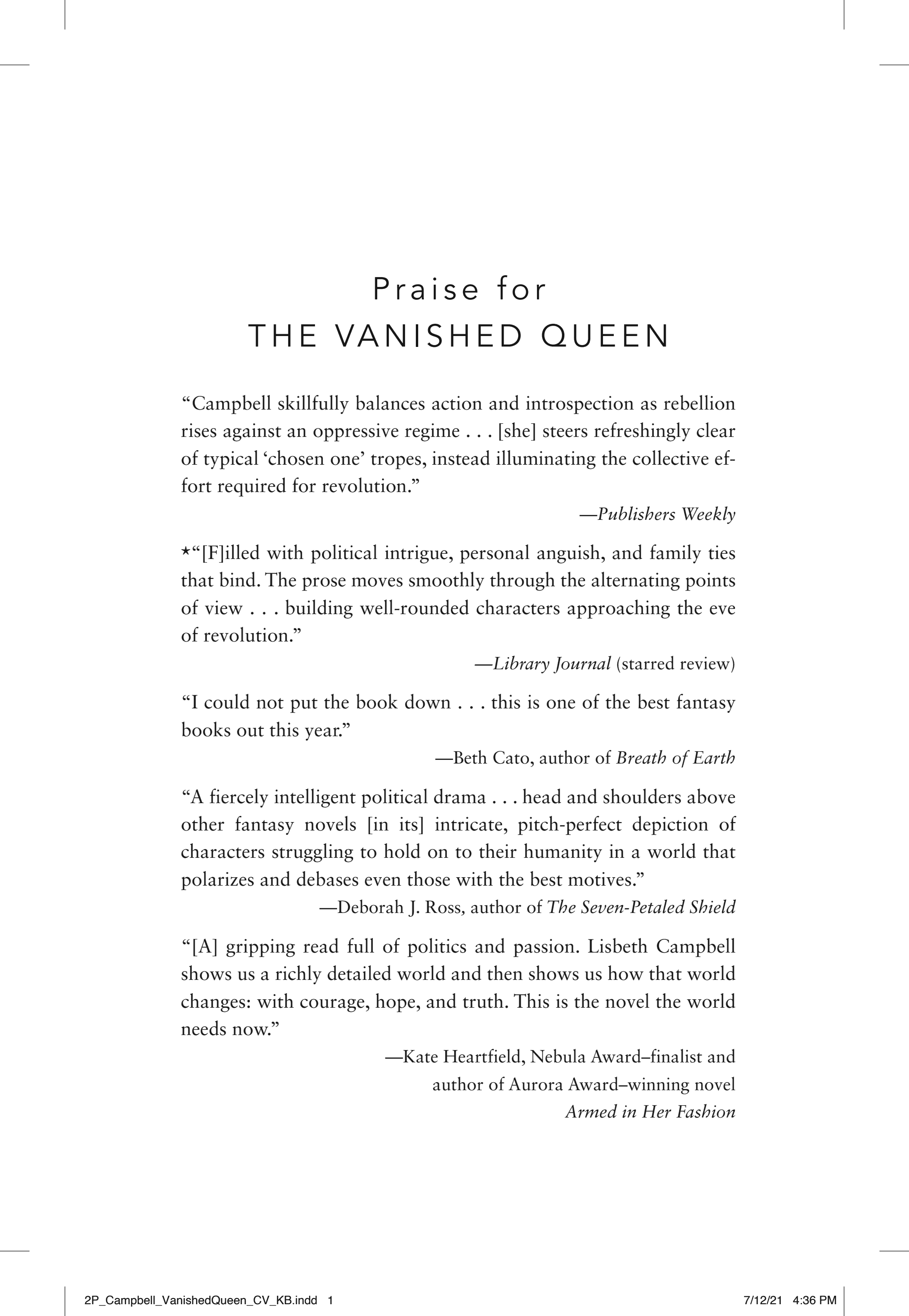 Cover of The Vanished Queen