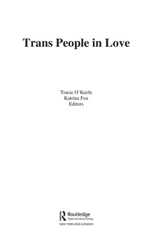 Cover of Trans people in love