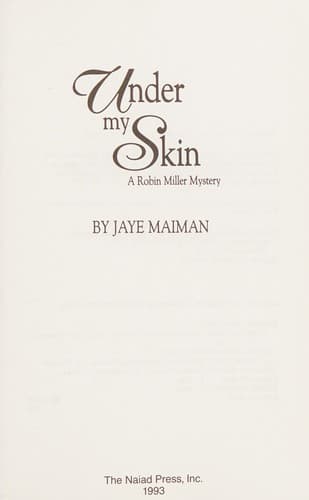 Cover of Under my skin