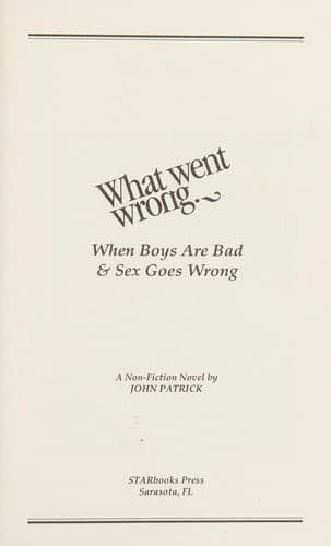 Cover of What Went Wrong With