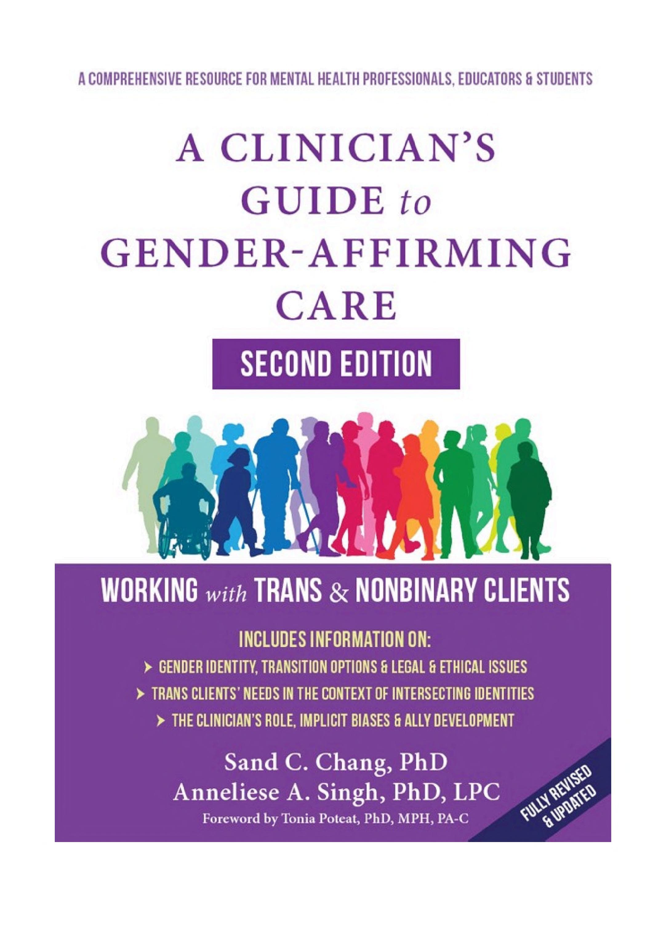 Cover of A Clinician's Guide to Gender-Affirming Care: Working with Transgender and Gender Nonconforming Clients