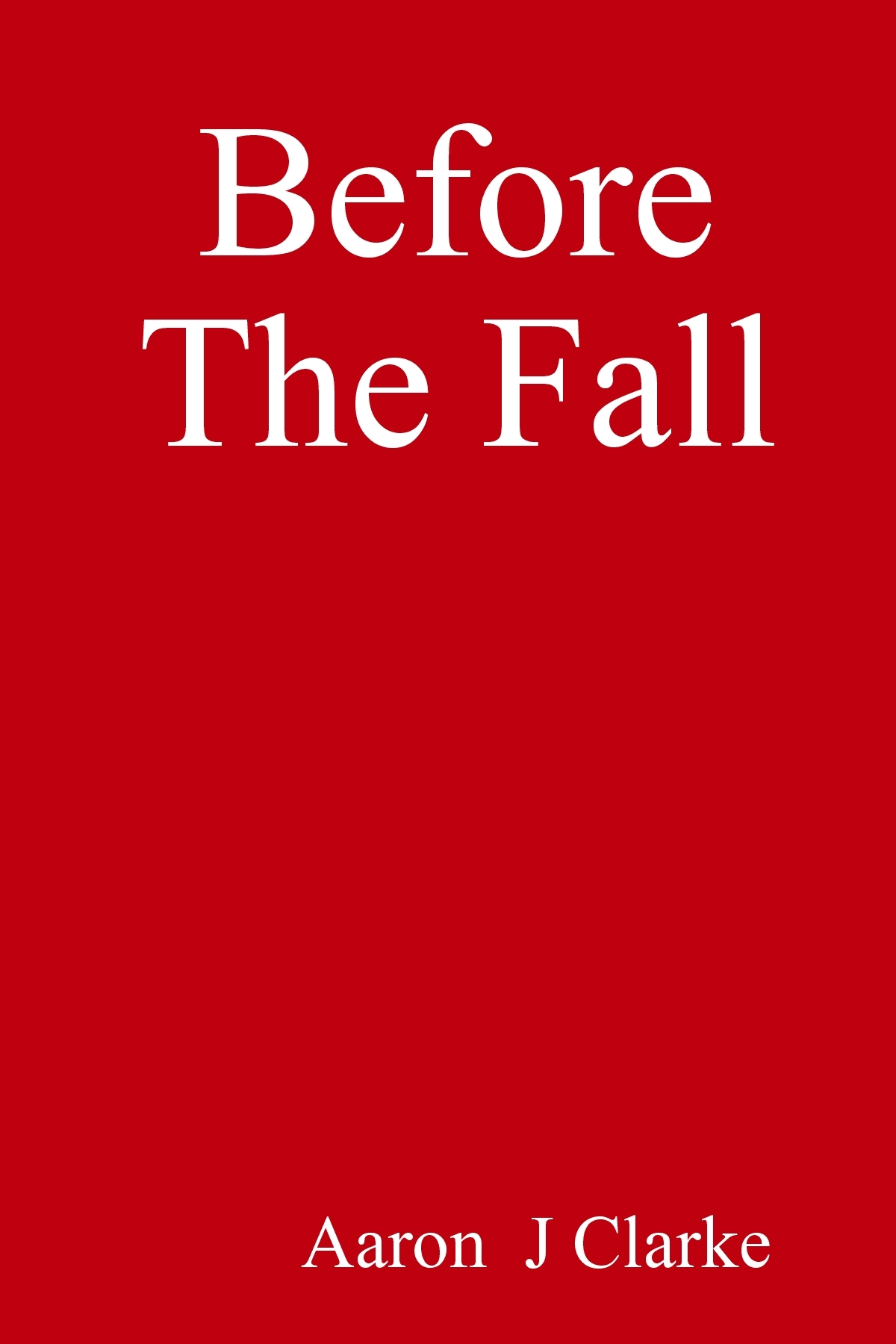 Cover of Before The Fall