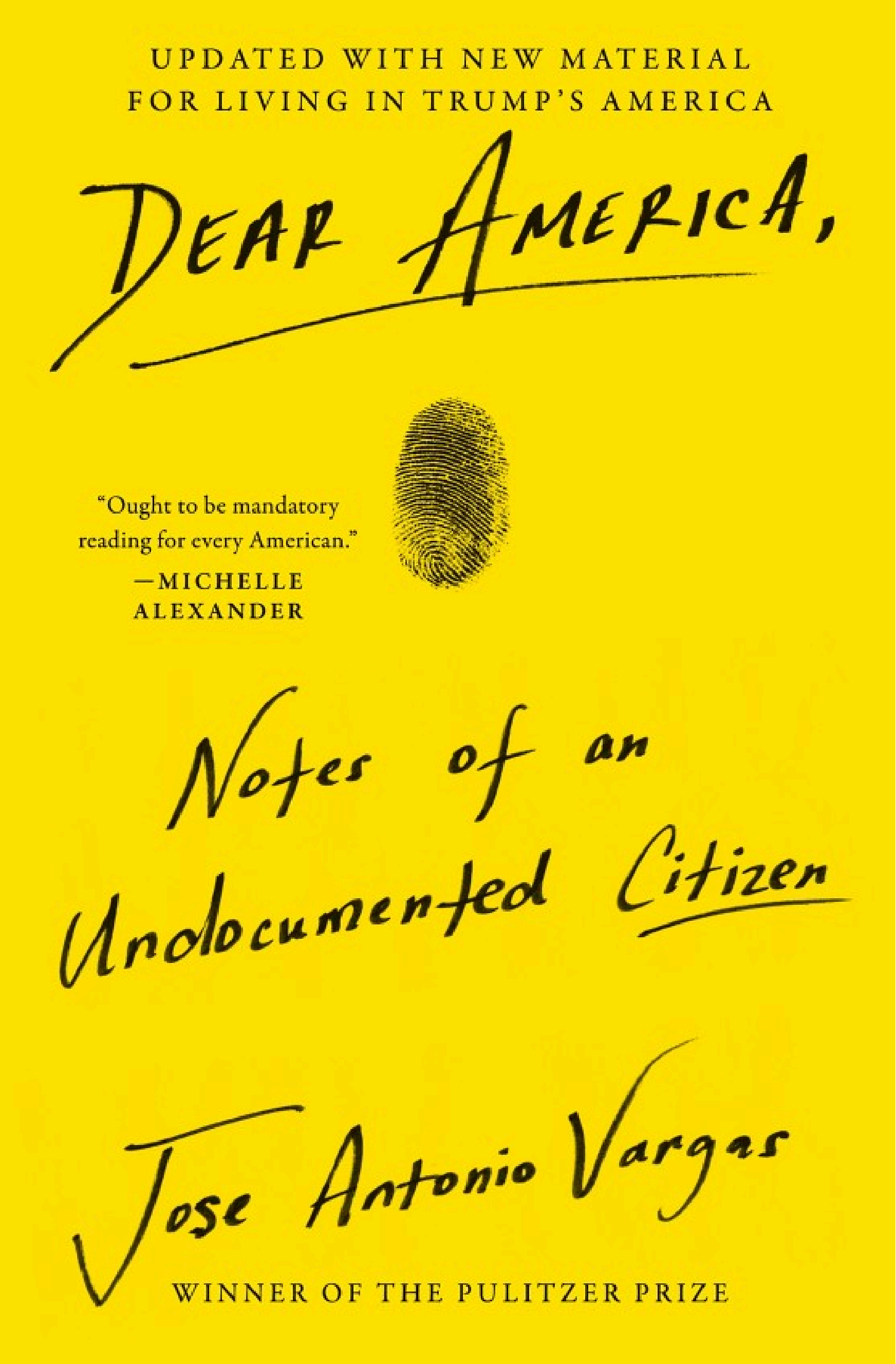 Cover of Dear America: Notes of an Undocumented Citizen