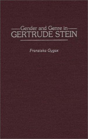 Cover of Gender and genre in Gertrude Stein