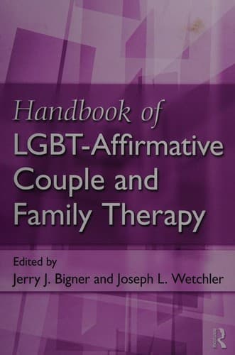 Cover of Handbook of LGBT-affirmative couple and family therapy