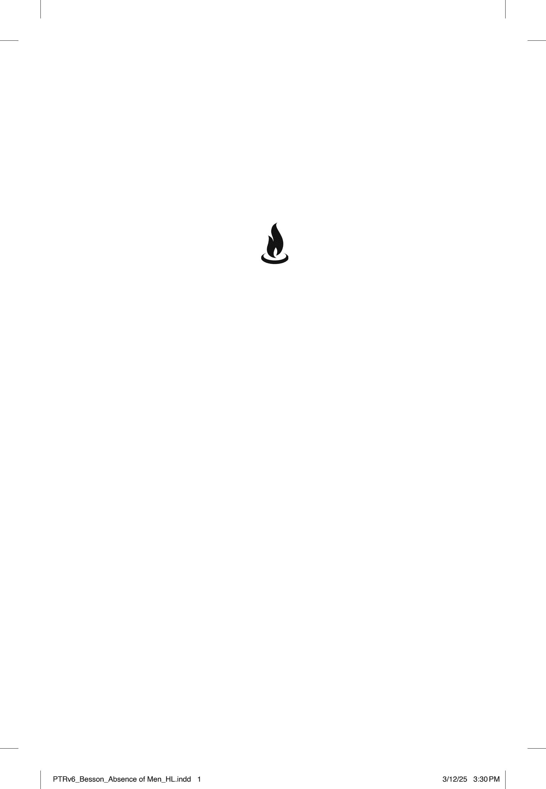Cover of In the Absence of Men