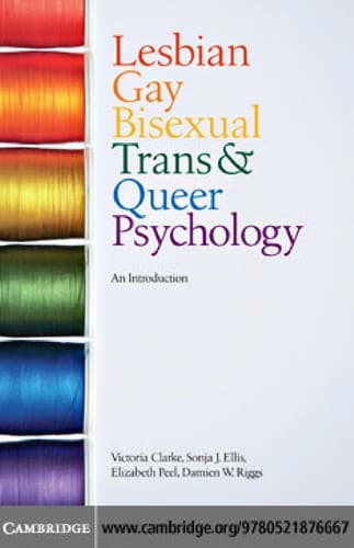 Cover of Lesbian, gay, bisexual, trans and queer psychology