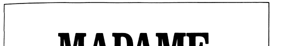 Cover of Madame Aurora