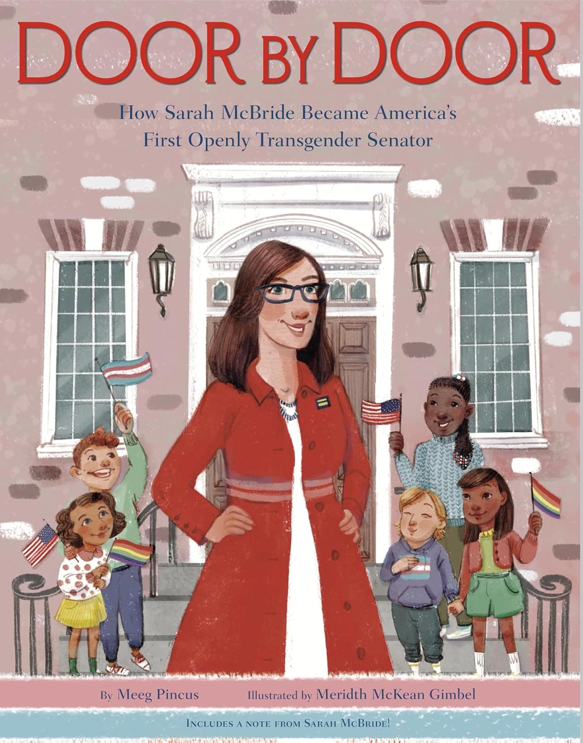 Cover of Door by Door: How Sarah McBride Became America's First Openly Transgender Senator
