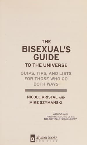 Cover of The Bisexual's Guide to the Universe