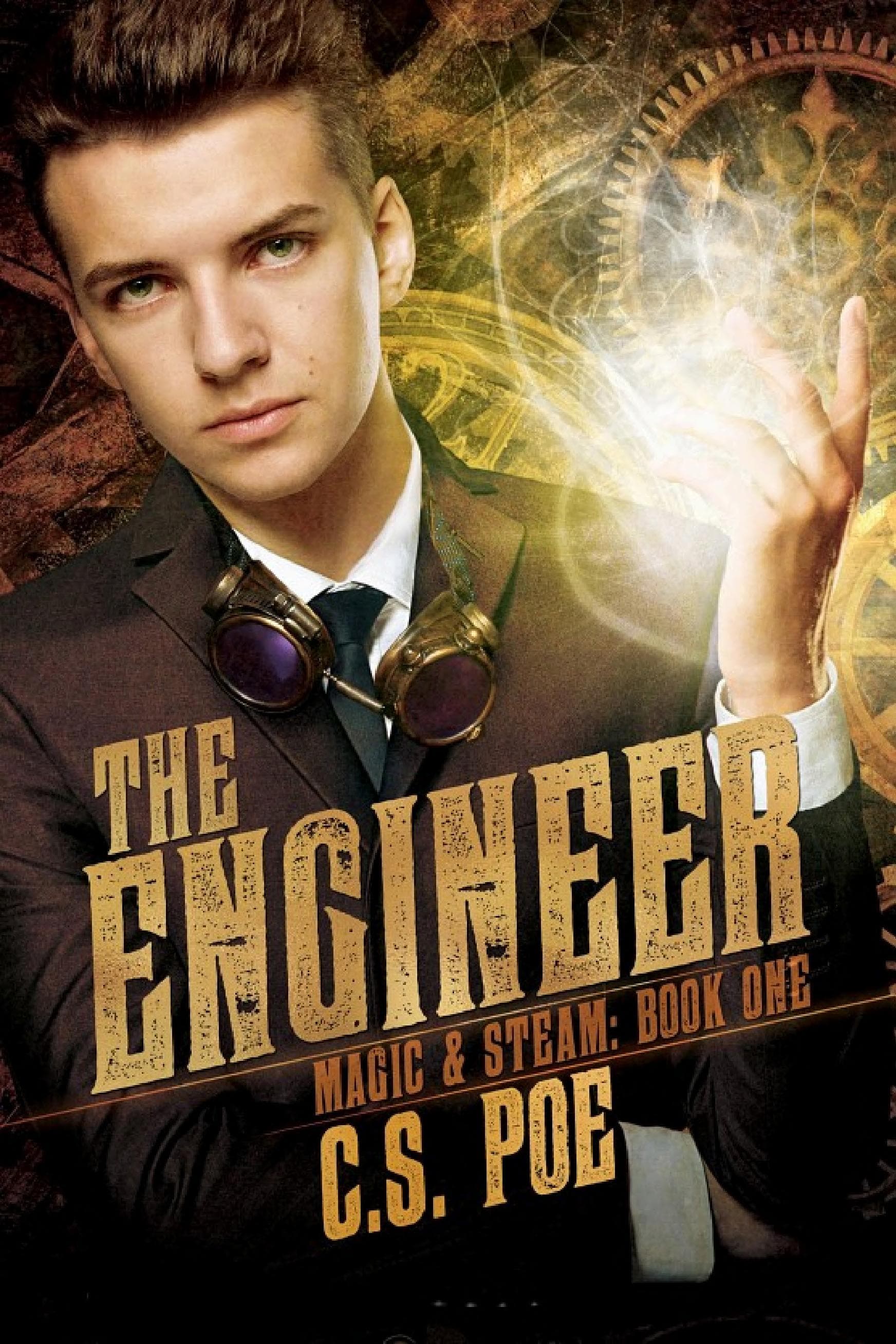 Cover of The Engineer Gilded Age Magic Steampunk Gay Romance