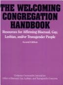 Cover of The welcoming congregation handbook