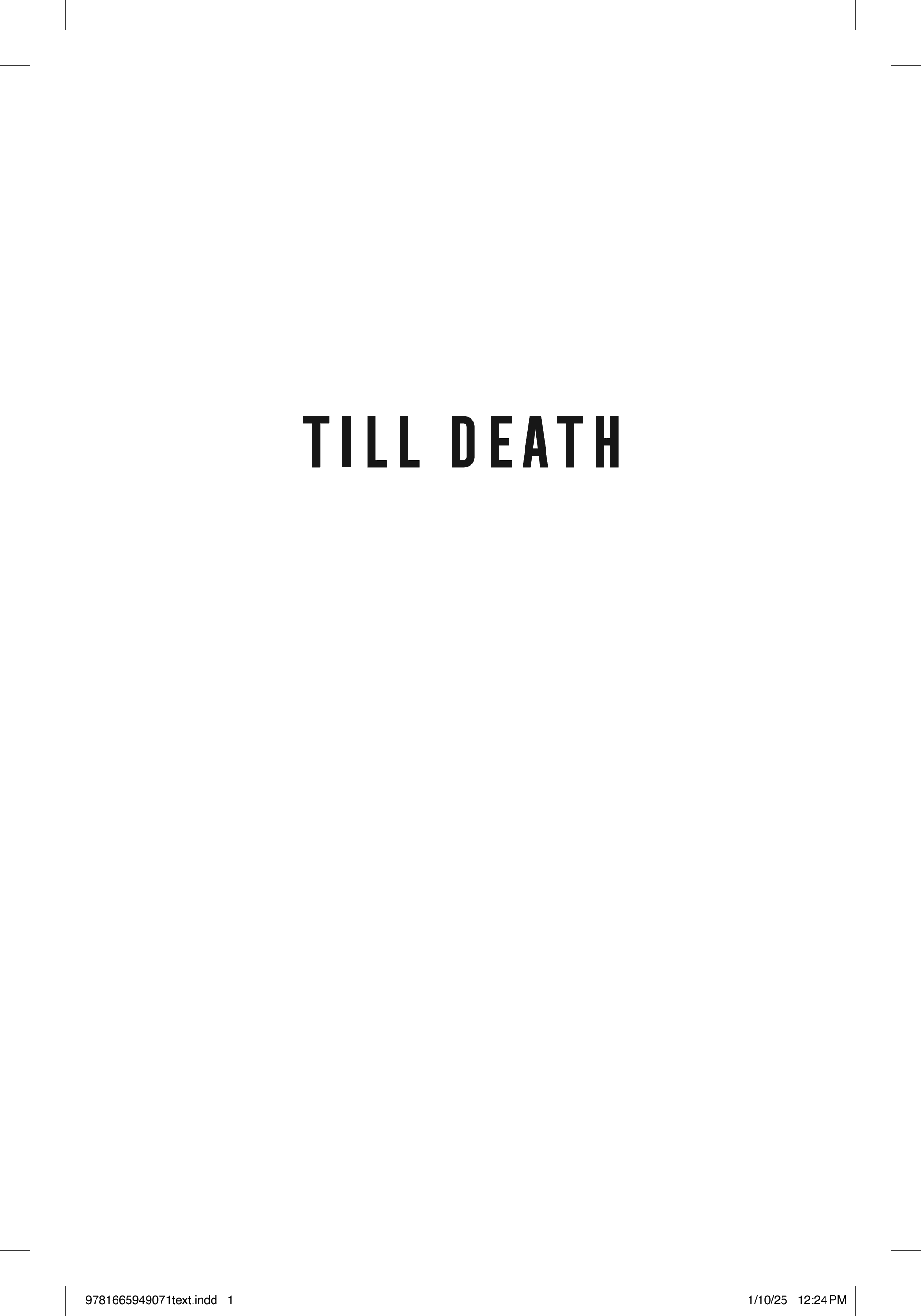 Cover of Till Death