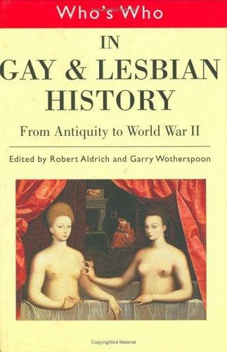 Cover of Who's Who in Gay and Lesbian History