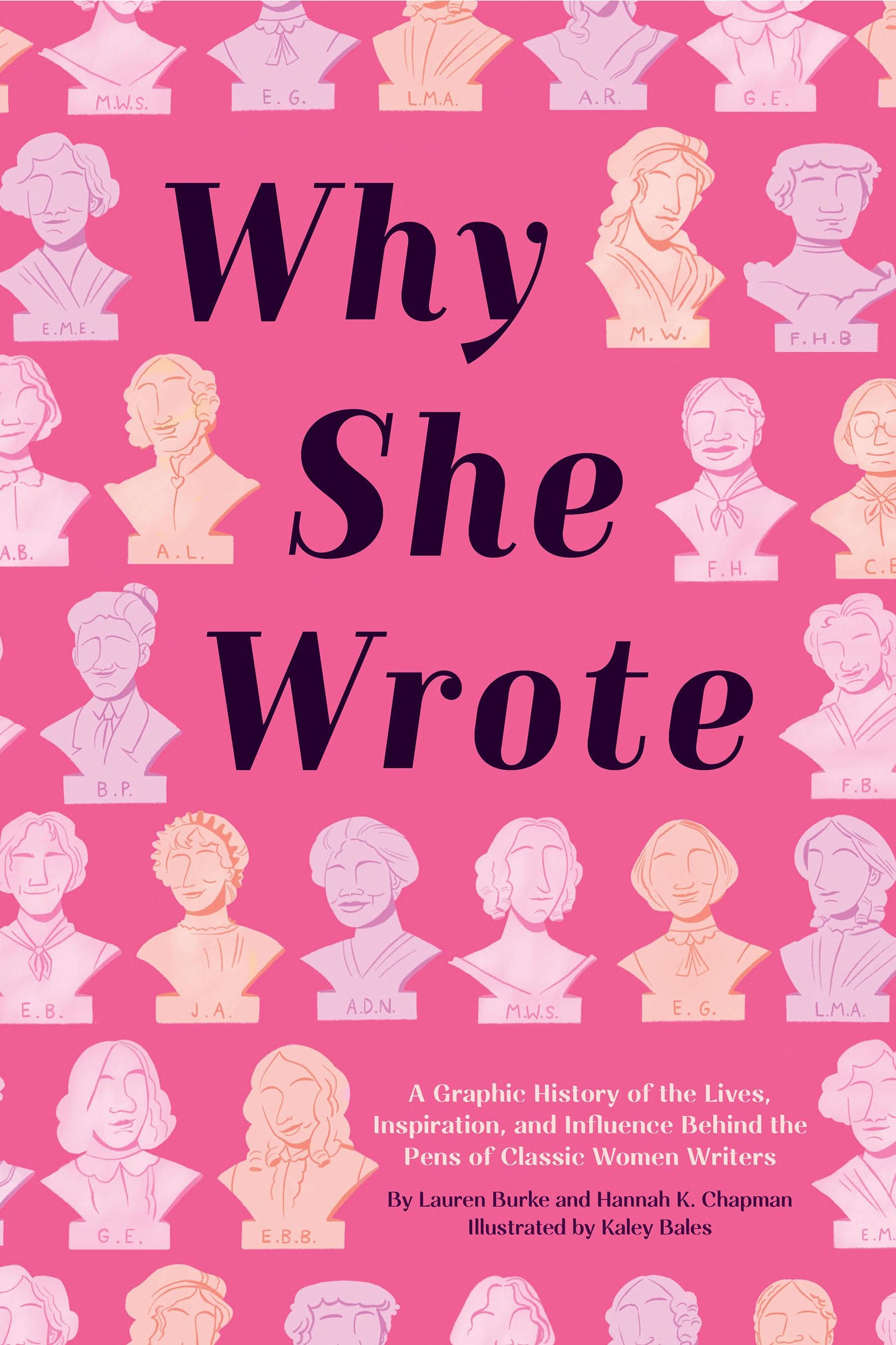 Cover of Why She Wrote: A Graphic History of the Lives, Inspiration, and Influence Behind the Pens of Classic Women Writers